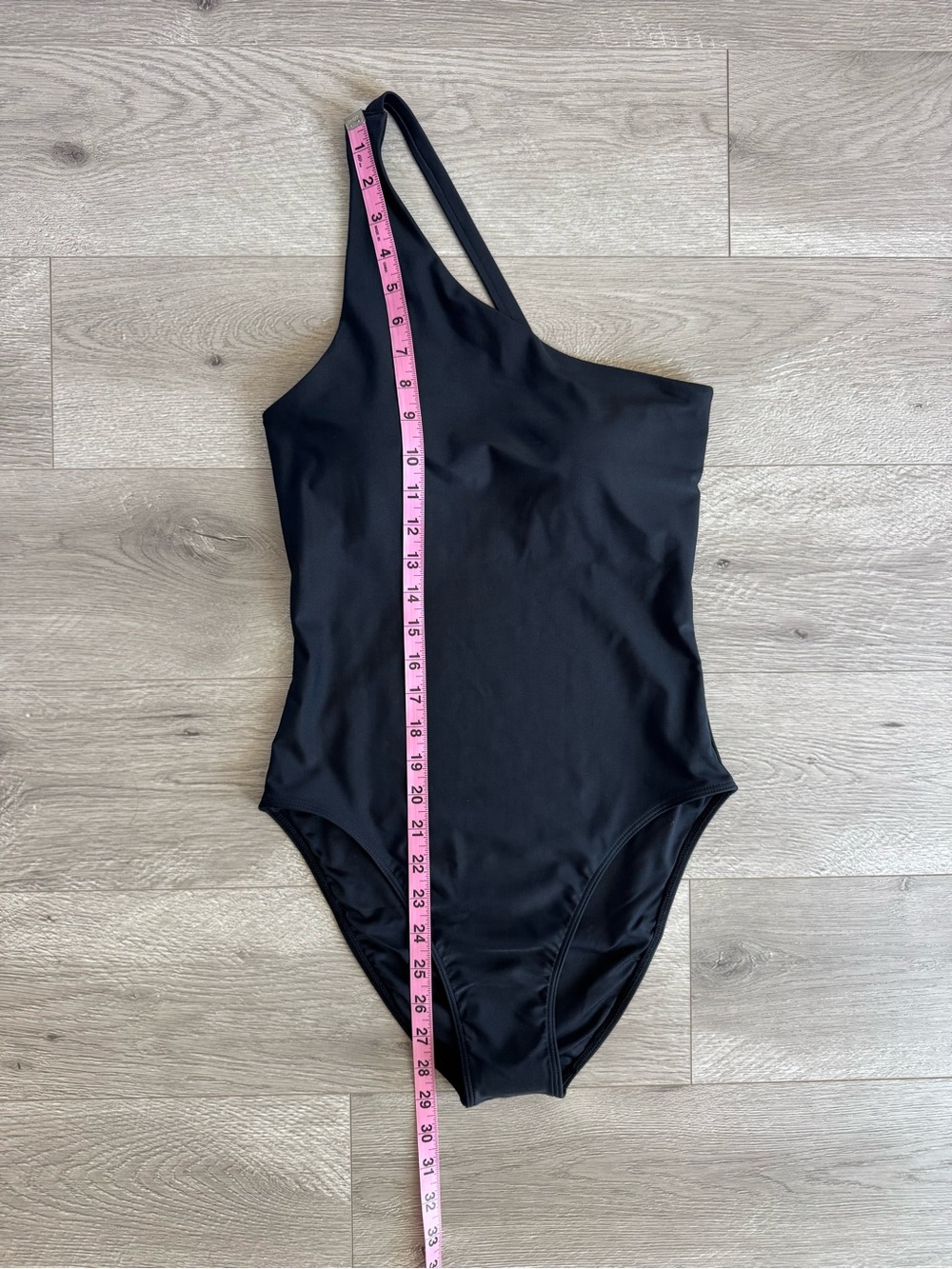 Quince Italian One Shoulder One Piece Swimsuit Black Size Small - Picture 10 of 12
